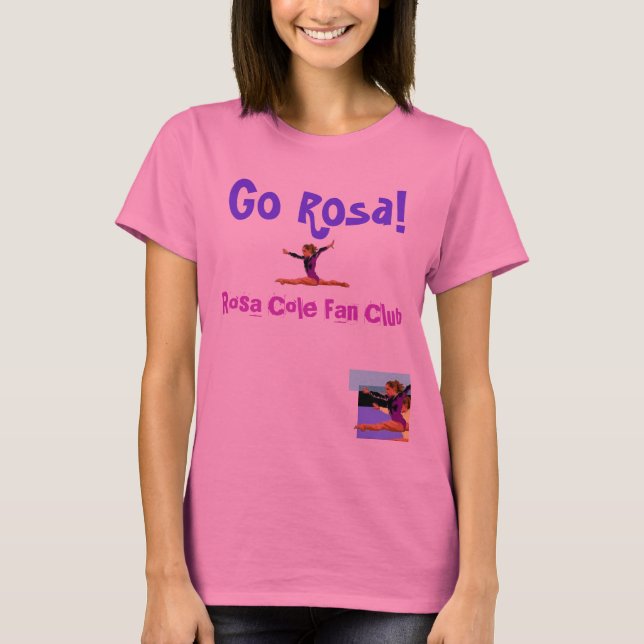 Rosa Cole Fan Club - Customised T-Shirt (Front)