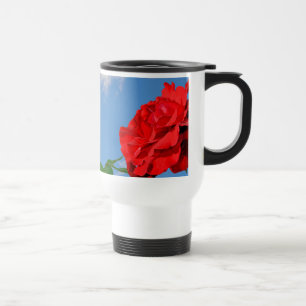 Rosa Don Juan with a blue sky Mug