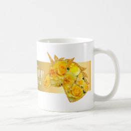 Rosa Gold Bunny Coffee Mug