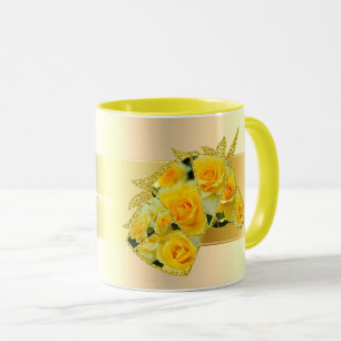Rosa Gold Bunny Mug