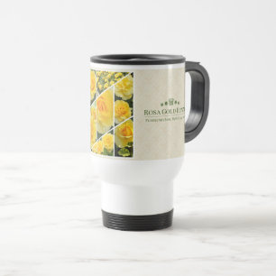 Rosa Gold Bunny Travel Mag Mug