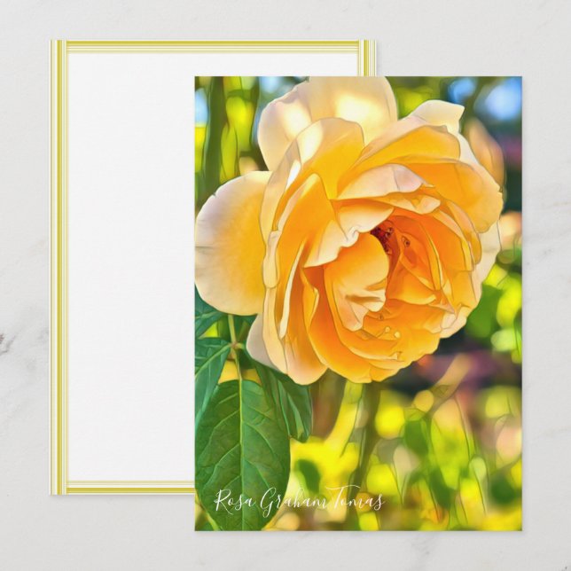 Rosa Graham Tomas: Flat Card (Front/Back)