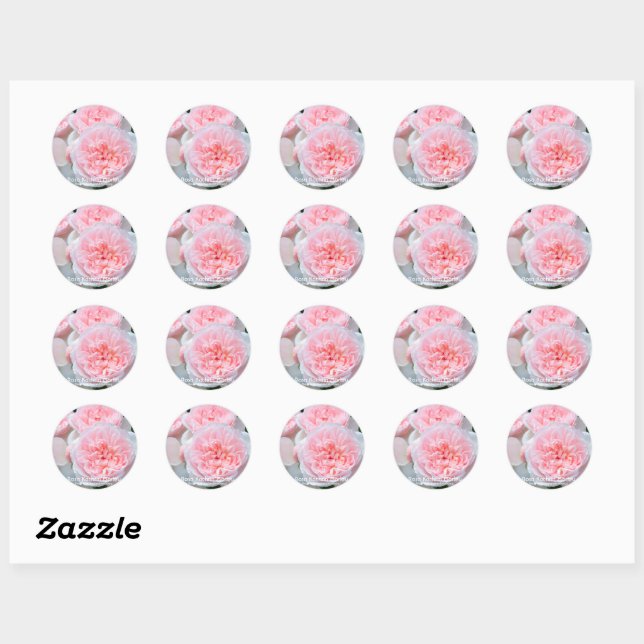 Rosa Kathrin Morley [Round Seal] Classic Round Sticker (Sheet)