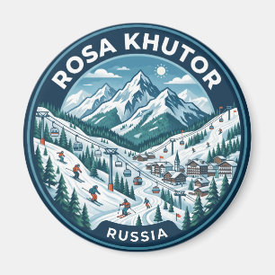 Rosa Khutor Alpine Resort Russia Magnet