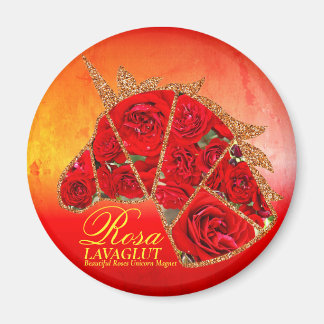 Rosa Lavaglut Magnet