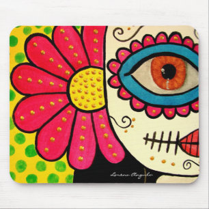 "Rosa Mexicano" - Day of the dead Mouse Pad