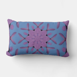 Rosa Muster Lumbar Cushion