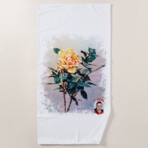 Rosa/Rose Beach Towel