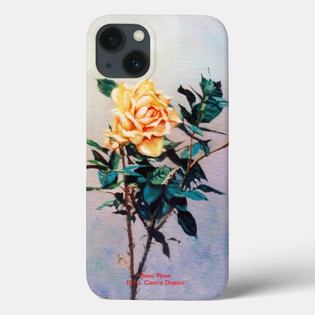 Rosa/Rose Case-Mate iPhone Case (Back)