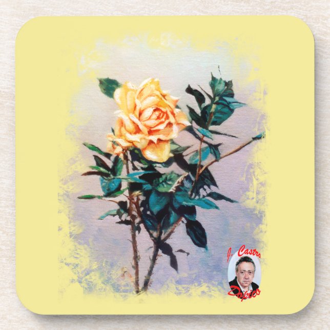 Rosa/Rose Coaster (Front)