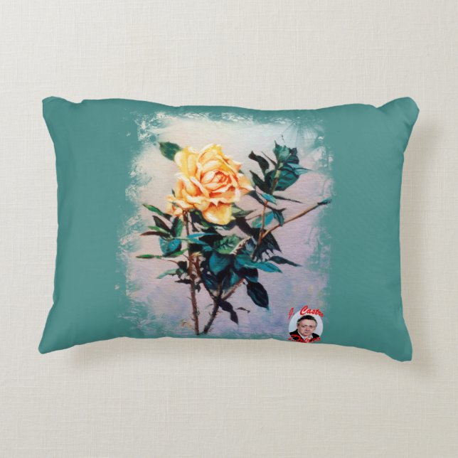 Rosa/Rose Decorative Cushion (Back)