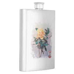 Rosa/Rose Hip Flask