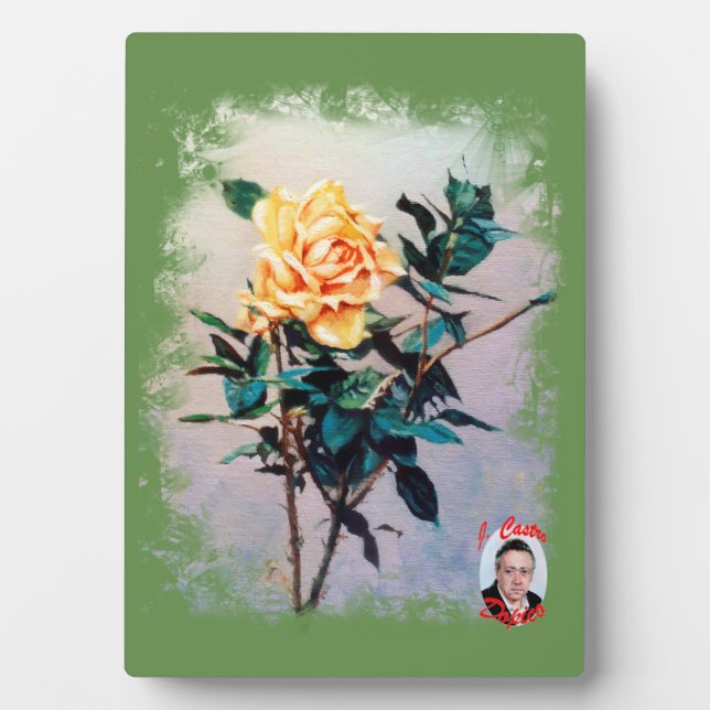 Rosa/Rose Plaque (Front)