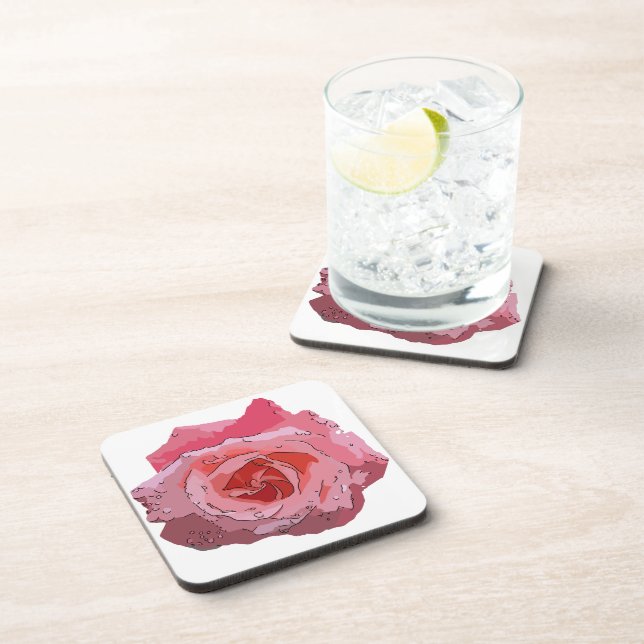 RosaCartoon Coaster (Right Side)