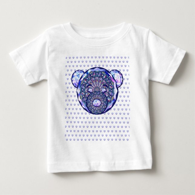 Rosace blue or red for baby&child baby T-Shirt (Front)