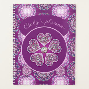 Rosace blue or red for baby&child planner