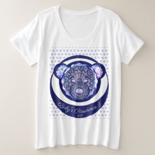 Rosace blue or red for baby&child plus size T-Shirt