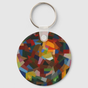 Rosace II by Otto Freundlich Key Ring