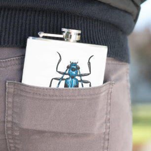 Rosalia Alpina beetle Hip Flask