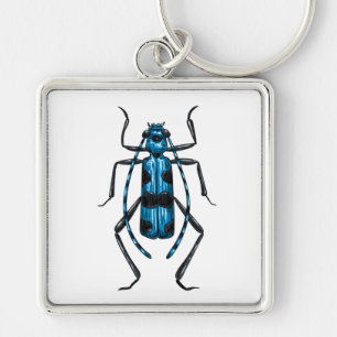 Rosalia Alpina beetle Key Ring