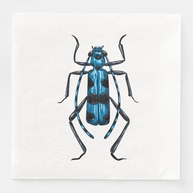 Rosalia Alpina beetle Napkin (Front)
