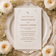 Rosalie Heirloom Blind Letterpress Wedding