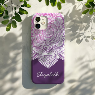 Rosaline Mandala Personalised iPhone Case