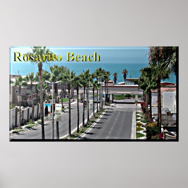 Rosarito Mexico Beach Poster (Front)