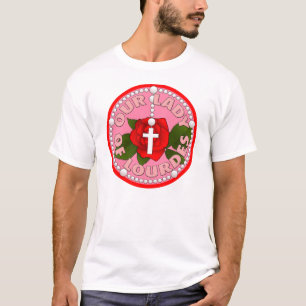 Rosary Our Lady of Lourdes T-Shirt