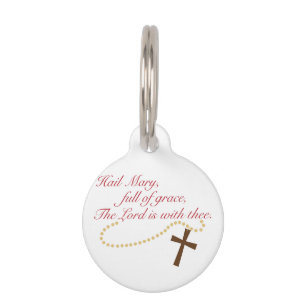 Rosary Pet Tag