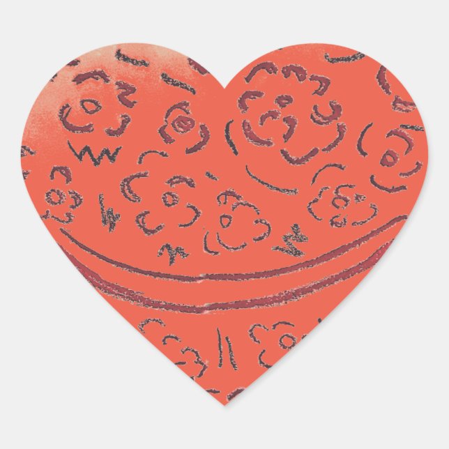 Rosas Heart Sticker (Front)