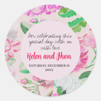 Rosas Summer Classic Round Sticker