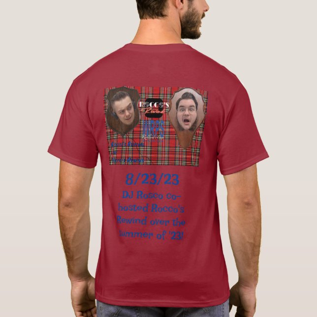 Rosco's Revival Commemorative Shirt (Back)