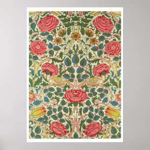 'Rose', 1883 (printed cotton) Poster