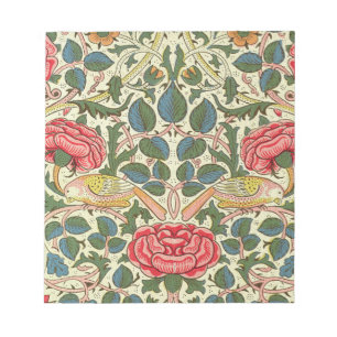 Rose 1883 William Morris Notepad