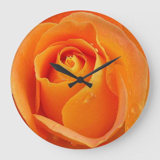 Rose 1 Wall Clocks & Numeral Options (Front)