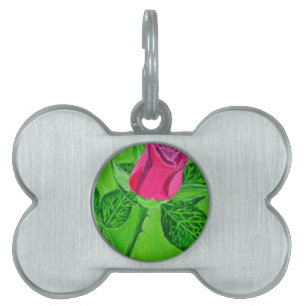 Rose 1a pet tag