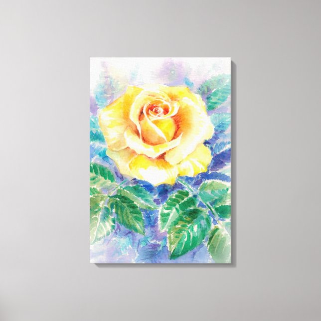 Rose 2 canvas print (Front)