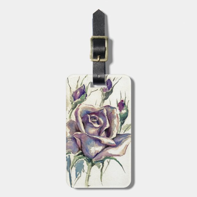 Rose 3 luggage tag (Front Vertical)