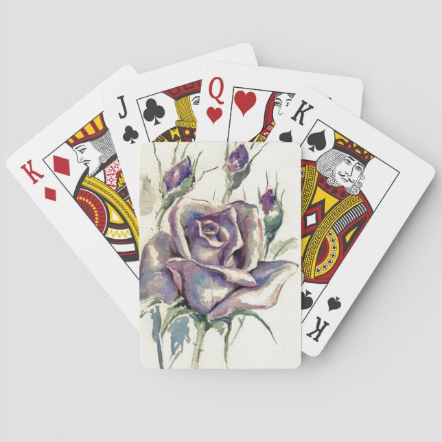 Rose 3 playing cards (Back)