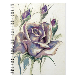 Rose 3 spiral notebook