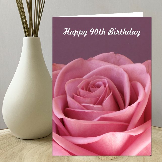 Rose 90th Birthday Card (Creator Uploaded)