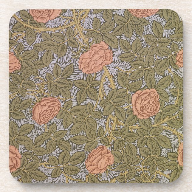 'Rose - 93' wallpaper design Coaster (Front)