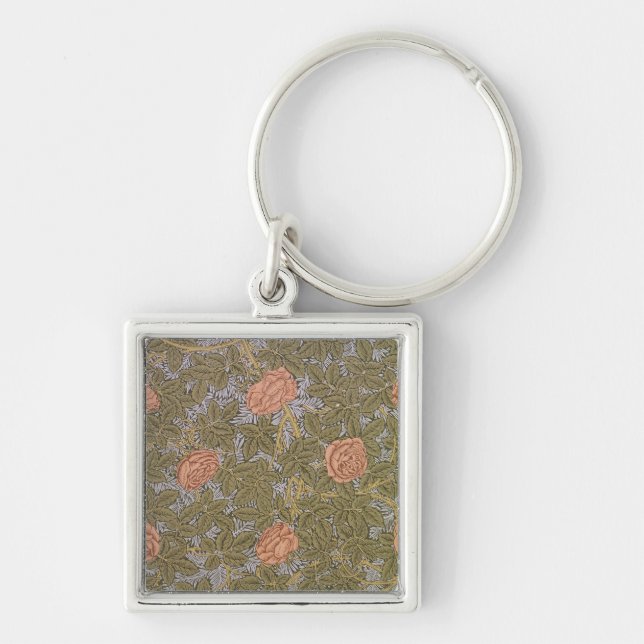 'Rose - 93' wallpaper design Key Ring (Front)