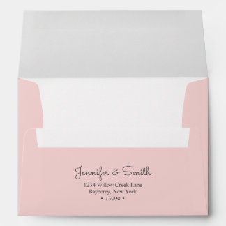 Rose A7 Envelope minimalist &  inviting tone