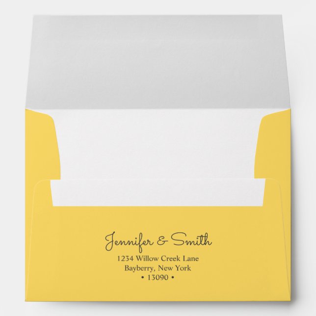 Rose A7 Envelope minimalist &  inviting tone (Back (Bottom))