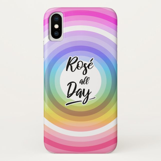 Rosé all day Case-Mate iPhone case (Back)