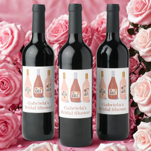 Rosé All Day Wine Lovers Cute CUSTOM Label