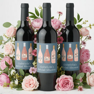 Rosé All Day Wine Lovers Cute CUSTOM Wine Label