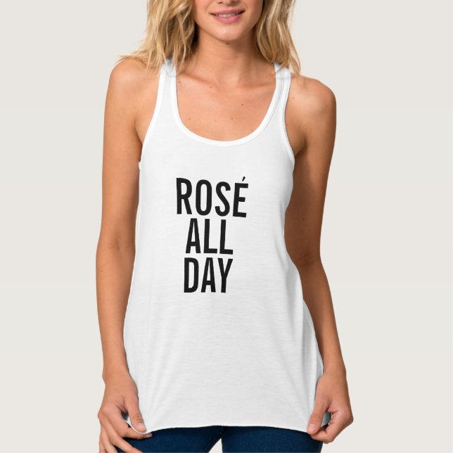 Rose all day women's tank top (Front)